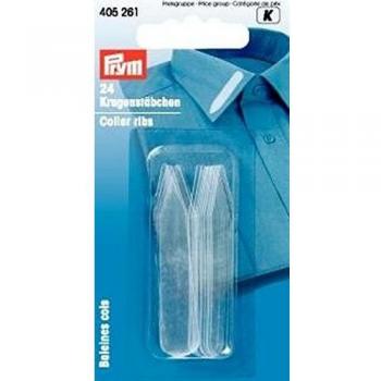 Varillas p. cuello de camisa pl. 10x55 mm trans.