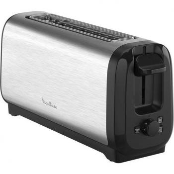 Tostador Moulinex Subito LS5S0DE0 - 1560W, Acero Inoxidable, Ranura Larga, 7 Niveles