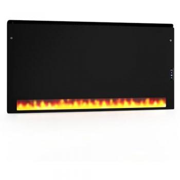 Calefactor de Pared ZenHeat Graphene 1300W con Pantalla Táctil y Efecto Llama