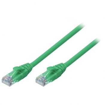 Lindy 0.5m CAT6 U/UTP Snagless Gigabit Network Cable, Green