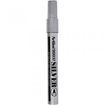 Artline EK-900 PL - Rotulador marcador permanente, color plateado