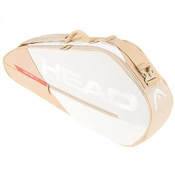 Bolsas Raqueteros Head Racket Raquetero Tour Beige, manzanilla/Blanco, L