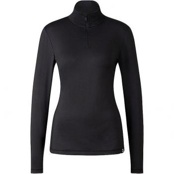 Bogner Fire+Ice Women's Margo2 Black Zip Base Layer Shirt - Size L
