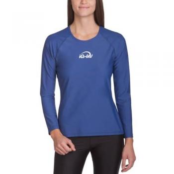 Camiseta de Manga Larga con Protección UV 300 Loose Fit para Mujer Iq-uv