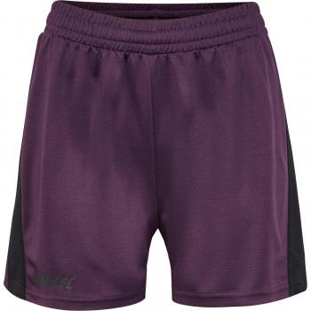 Pantalón corto mujer Hummel Multi PL características: tejido ligero, secado rápido, diseño deportivo, cintura elástica con cordón ajustable, bolsillos laterales, logo de Hummel en la pierna