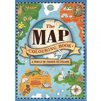 Libro para Colorear Mapas: Un Mundo de Cosas para Colorear por Natalie Hughes