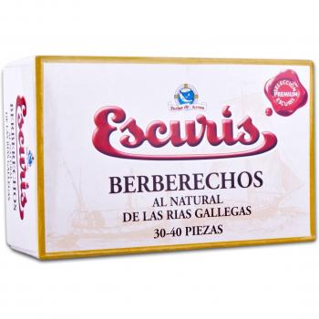 Escuris Berberechos Al Natural de Las Rías Gallegas - 120 gr