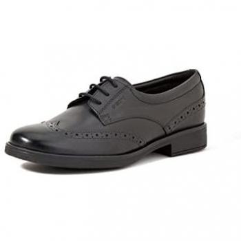Zapatos Geox Agata Niña Negro con Plantilla Transpirable y Suela Antideslizante