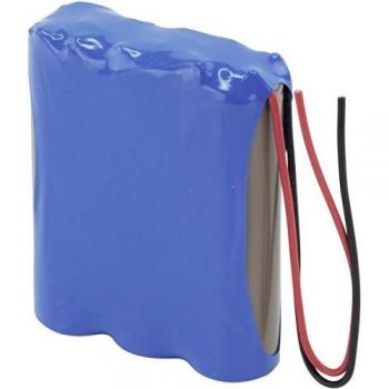 Batería Recargable de Ión-Litio Ansmann 18650, 3.7V, 6750 mAh, 1S3P con Conexión a Cable