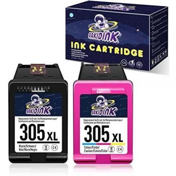 305 XL Cartucho de Tinta, AAKIDINK Remanufacturado para HP 305XL Negro y Color para HP DeskJet 2700 2710 2720 2722 2724 2752 1210, Plus 4100 Envy 6000 6010 6032 6032 6020 6022 6055 Pro 6400 Impresora