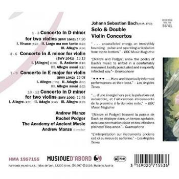 Bach / Concertos pour Violon - Johann Sebastian Bach