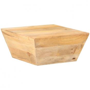 Mesa de Centro en Forma de V 66x66x30 cm Madera Maciza de Mango Durable