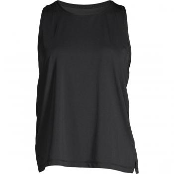 Camiseta técnica de tirantes para mujer Casall Breeze en negro puro, talla 38