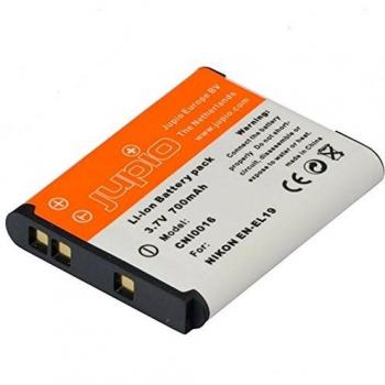 Jupio EN-EL19 700mAh Rechargeable Lithium-Ion Battery for Nikon Cameras