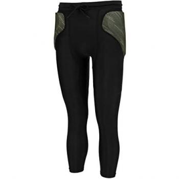Mallas de Portero Reusch 3/4 Acolchadas Eco para Hombre, Negro y Verde Oliva