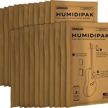 D'Addario Humidipak Maintain Replacement Two-Way Humidity Control System, 24-Pack