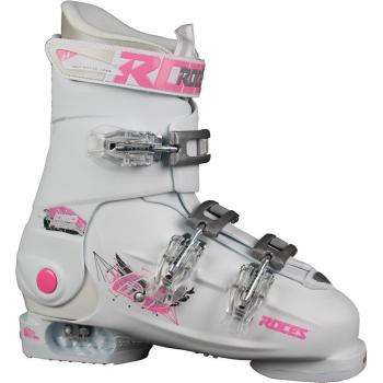 Botas de Esquí Alpino Roces Idea Free Ajustables para Niños 36-40 Blancas/Rosas