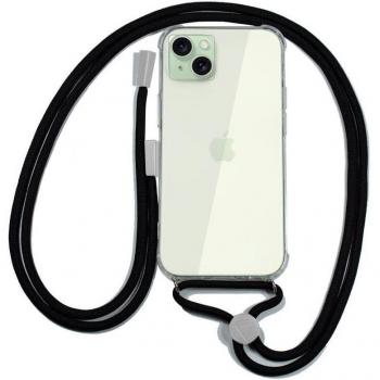 Funda para iPhone 15 Plus con Cordón en Color Negro