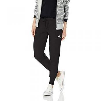 Converse Star Chevron EMB Pant Black - Pantalón, Mujer, Negro