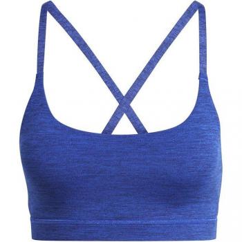 Sujetador deportivo Adidas Essentials All Me LS Mujer, soporte bajo, color azul, talla XL