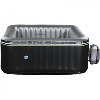 Spa Hinchable Aspen de 4 Plazas Netspa - Triple función: Calefacción, Filtración, Masaje - Dimensiones 168x168x70cm - Volumen 700L