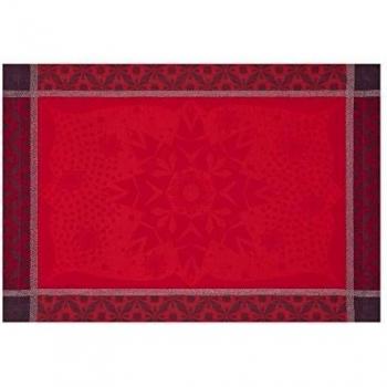 Le Jacquard Francais 22461 set Etoiles de invierno algodón acebo 54 x 38 cm