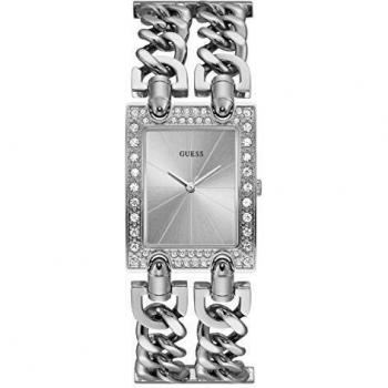 GUESS Reloj Analógico para Mujer de Cuarzo con Correa en Acero Inoxidable W1121L1