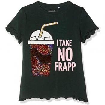 NAME IT Nkficon Beatriz SS Top LIC Camiseta, Verde