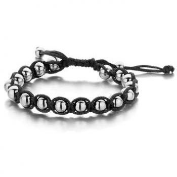 Pulsera Hombre Frank 1967 7FB-0093 - Pulsera de acero inoxidable, diseño moderno, cierre de seguridad, resistente al agua, ajustable