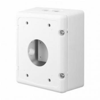 Soporte de Montaje para Cámara de Seguridad Hanwha SBP-300NBW, Caja de Instalación Blanca, Acero y Aluminio, Dimensiones 185 x 221 x 94.3 mm
