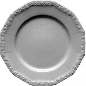 Plato Llano de Porcelana Rosenthal Maria Blanco 26 cm
