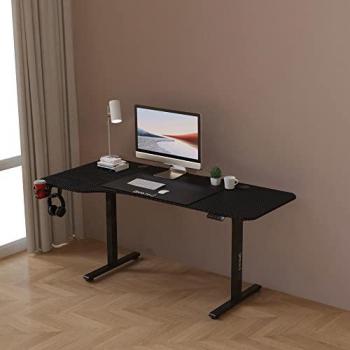 Escritorio Regulable en Altura Virolahti Eléctrico 72-117 x 160 x 60/75 cm Aglomerado/Aluminio Negro
