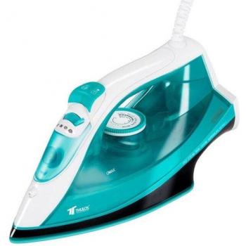 Plancha de vapor Thulos 2200W con suela cerámica - Verde