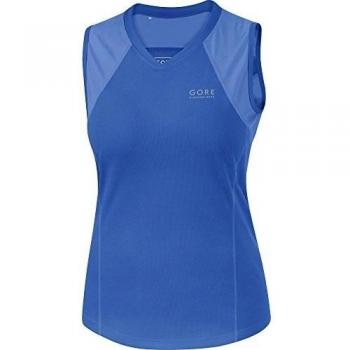 Gore Running Wear Essential Lady 2.0 - Camiseta sin mangas para mujer, color azul, talla 36