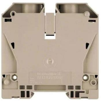 Weidmüller 1820550000 WDU 95N/120N Borne de Paso, Conexión Brida-Tornillo, 120mm², 1000V, 269A, Beige Oscuro, Caja de 5