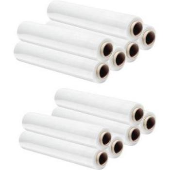 Set 12 Retráctil Estirable Manual Color Blanco Leche 23MY 3m 2,4kg 500mm