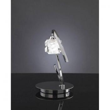 Lámpara de mesa Ice 1 Bulb G9 ECO, cromo pulido