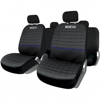 Sparco SPC1042AZ - Juego de Fundas de Asiento LAZIO, Azul
