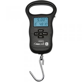 PROLOGIC COMMANDER DIGITAL SCALE 40 KG - Balanza digital de pesca, capacidad de 40 kg, pantalla LCD, diseño resistente al agua, función de tara, fácil de usar y transportar
