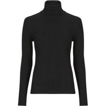 Camiseta de Manga Larga Petit Bateau SOUS PULL de Algodón para Mujer en Color Negro, Talla XS