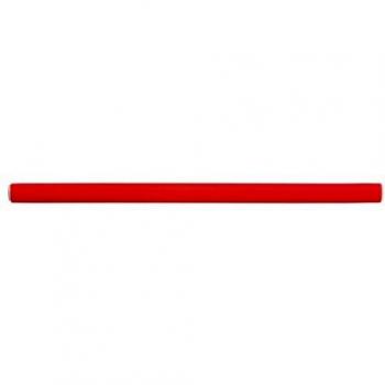 Eurostil Papillots Largos Nº 1.2 Rojo Rulos de Tamaño Mediano