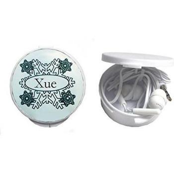 Auriculares in-ear en una caja personalizada con Xue