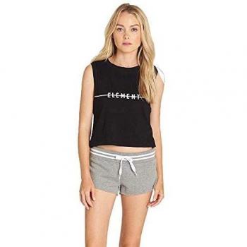 Element Line Logo Crop Tank Black XS
