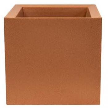 Maceta Cubo Dan-I 30cm Blanco - Wellhome, 18L, impruneta