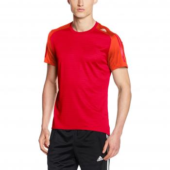 adidas Rs Ss Tee M - Camiseta de manga corta para hombre, color rojo, talla XL