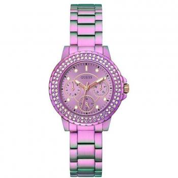 Guess Crown Jewel Bracelet Watch with Crystals, Multicolor female, Size: ONE SIZE
