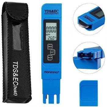 Medidor Digital de Agua 3 en 1 con Pantalla LCD - TDS, EC y Termómetro
