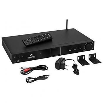 Omnitronic Tuna-Net 19 Internet Radio con Dab+ y FM Tuner, Bluetooth y Soporte UPnP/DLNA