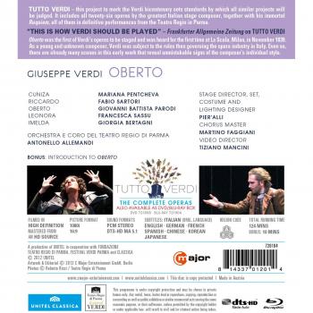 Verdi's Oberto: Complete Blu-ray Edition