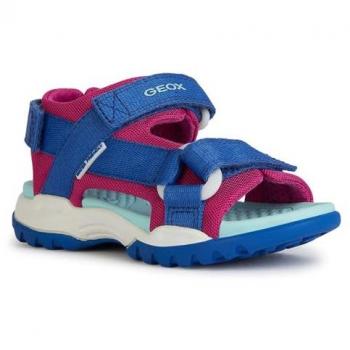 Sandalia Geox Borealis Junior J450WA, color Dk Royal Cyclamen, talla 31 EU